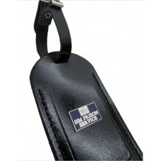 HM Prison Personalised Leather Luggage Tag